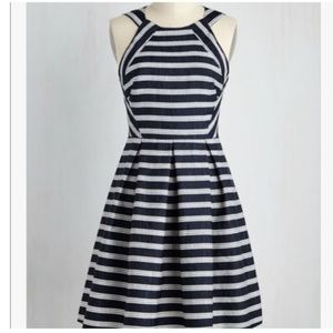 Modcloth Nautical Stripe Dress